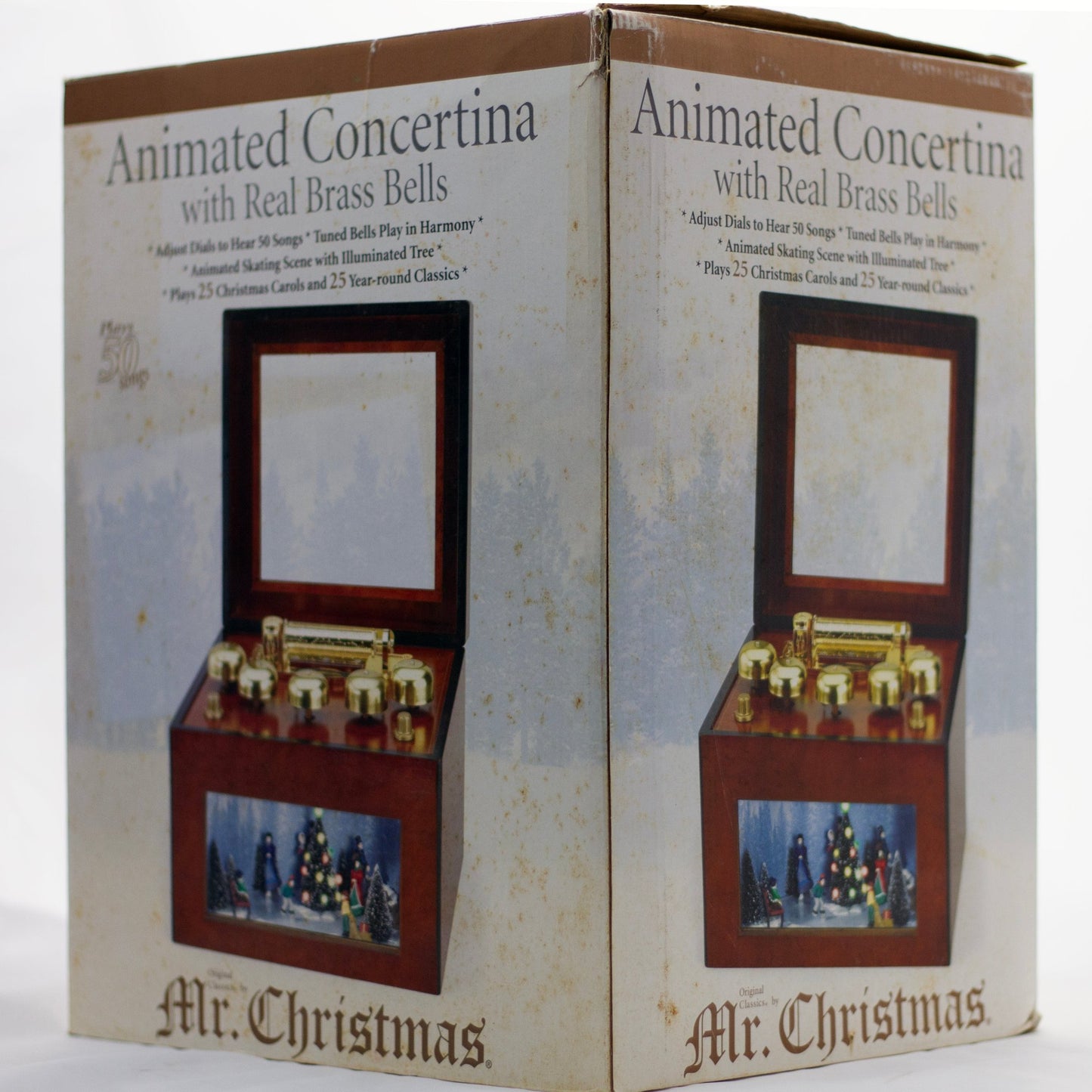 Gold Label Animated Concertina Music Box by MR. CHRISTMAS