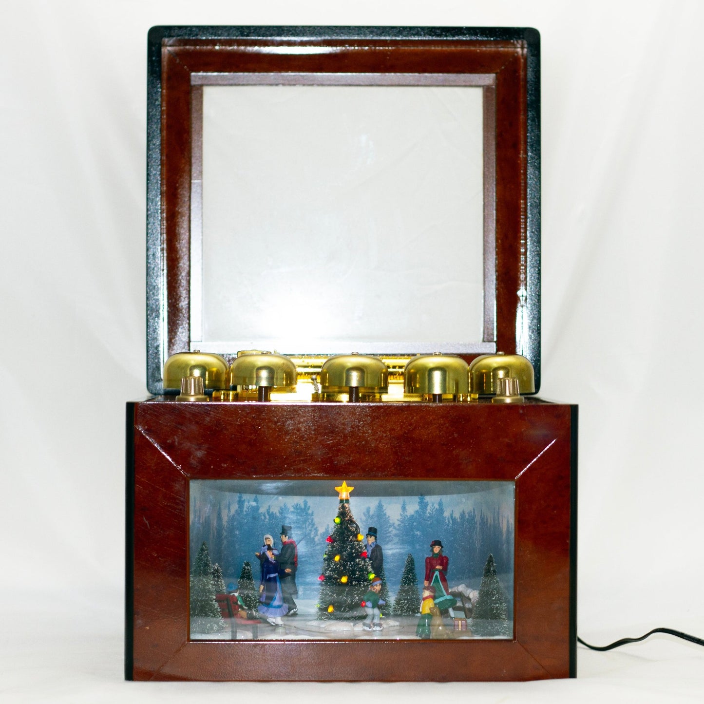 Gold Label Animated Concertina Music Box by MR. CHRISTMAS