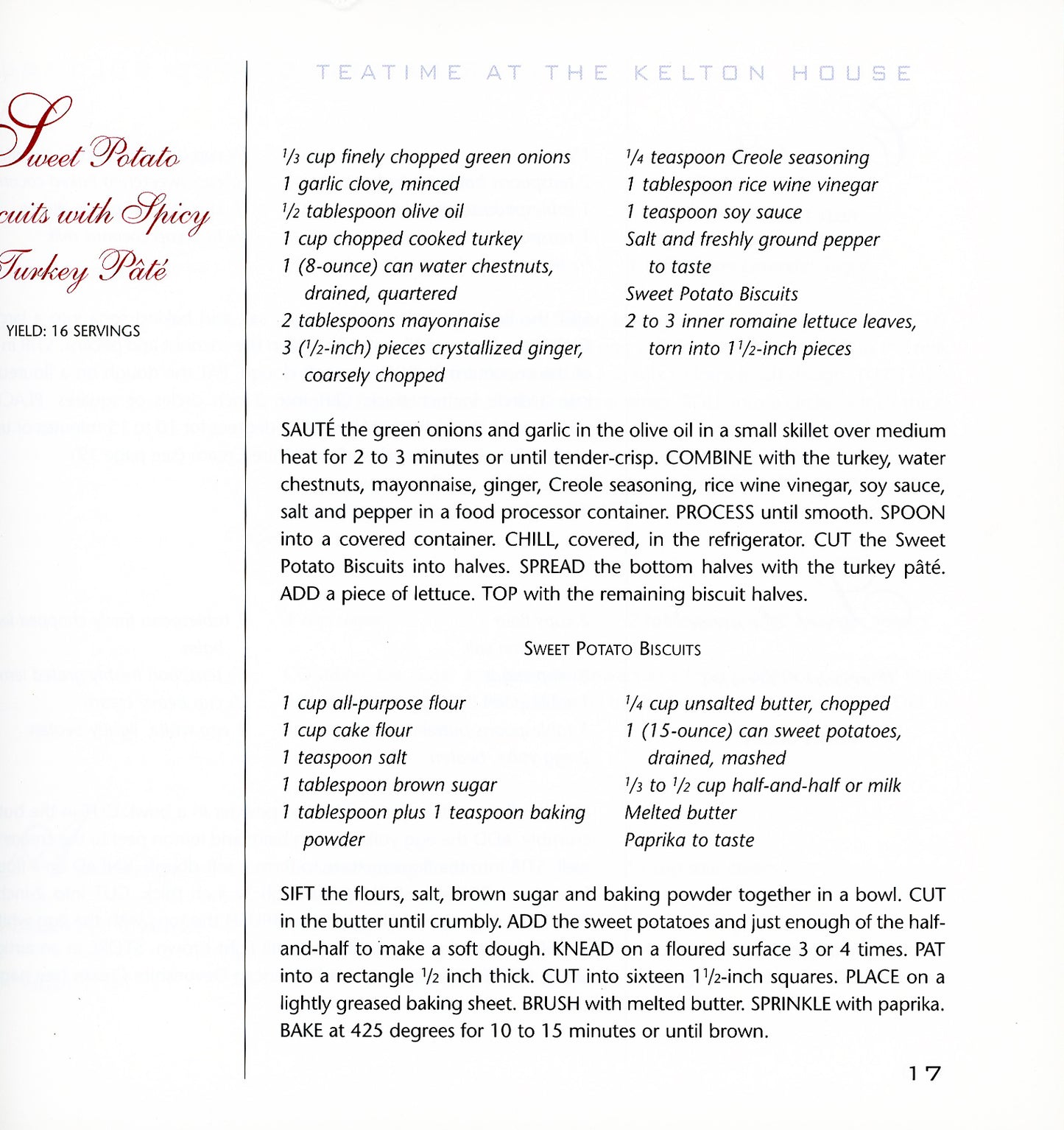 America Celebrates Columbus – Junior League of Columbus Cookbook (1999) Recipe