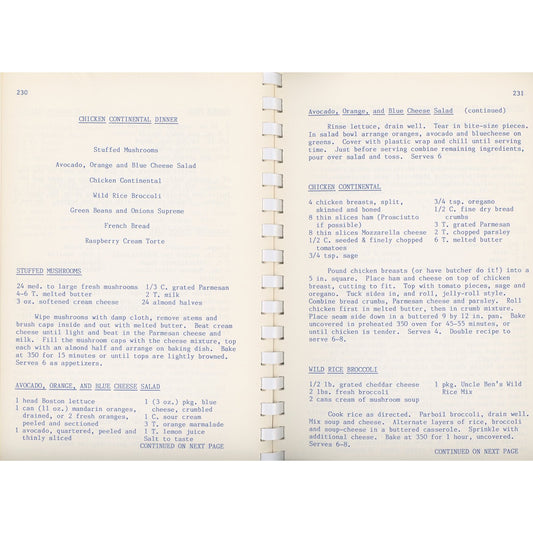 1984 Divinely Delicious community cookbook from Armstrong Chapel, Indian Hill, Ohio. 284 pages. Recipes 1.