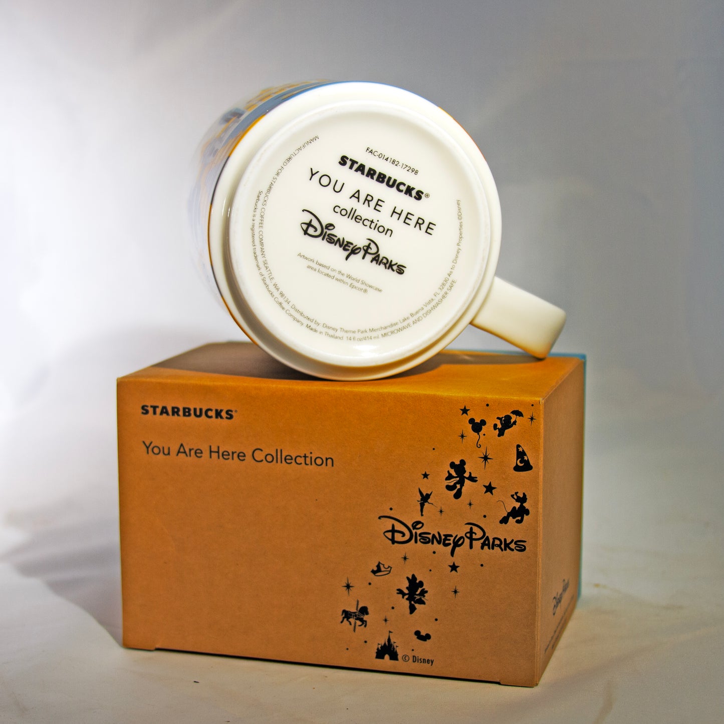 Starbucks YOU ARE HERE Disney Parks Ceramic Coffee Mugs Walt Disney World