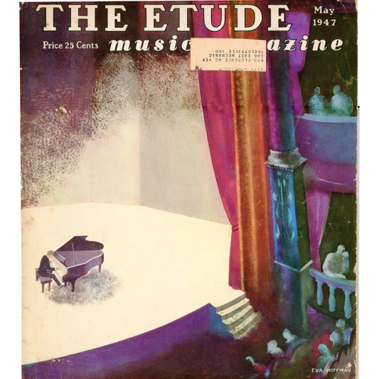 The Etude Music Magazine (Choice of 3) — 1942, 1947, 1948 Issues — Theodore Presser