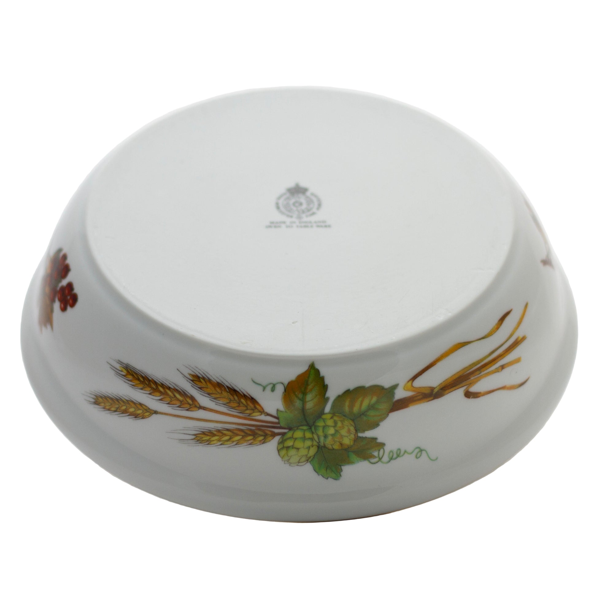 Royal Worcester Evesham Gold Round Entree Dish 8 ⅜" No Lid Backstamp