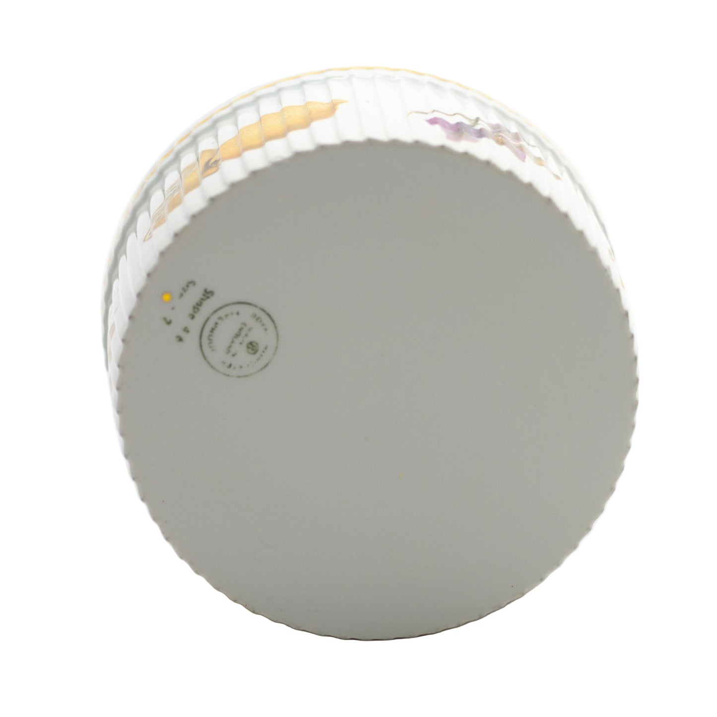 Royal Worcester Evesham Gold Soufflé Dish – Fine English Porcelain 5" Back