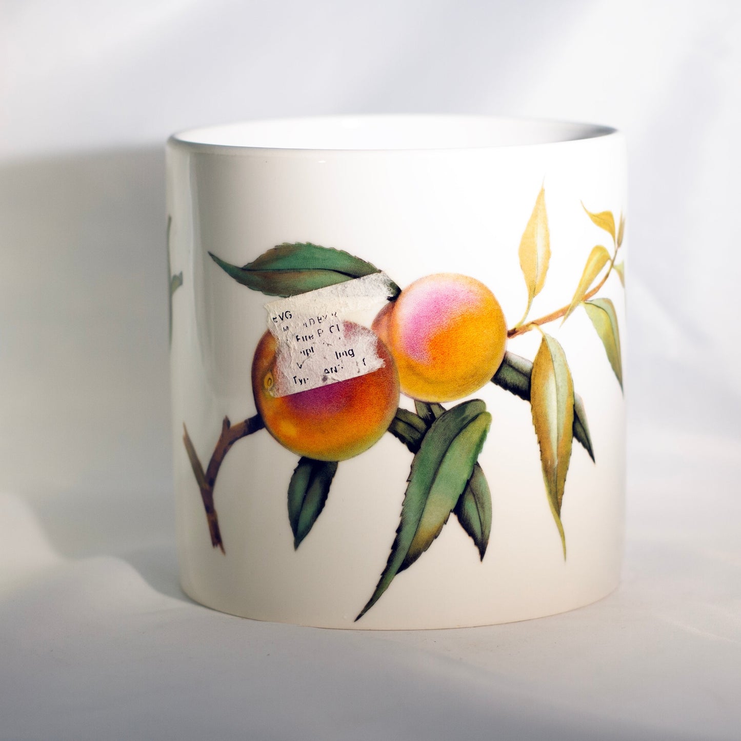 EVESHAM GOLD 5 ½" Sugar Canister with Wood Lid