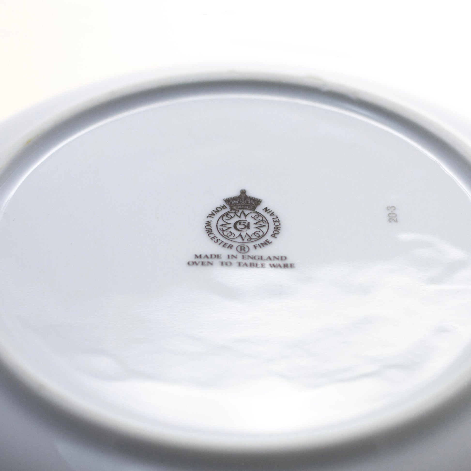 Royal Worcester Large Salad Bowl 10" Backstamp