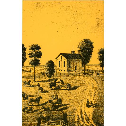 Rediscovering German Cookery 1976 Bicentennial German American community cookbook from Quincy IL. Traditional recipes, regional heritage, and vintage illustrations. Back Cover