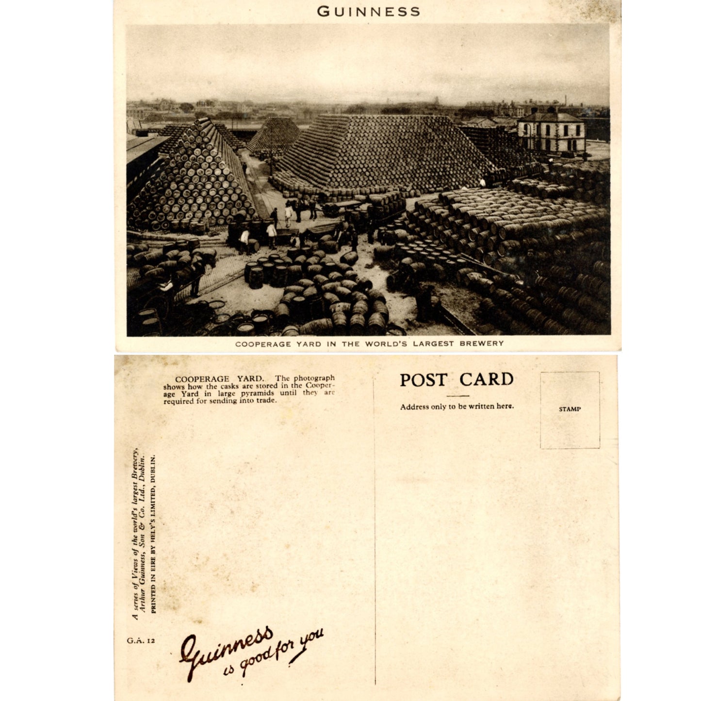 Guinness Brewery Dublin Postcard Series | St. James’s Gate (Sold Choice)