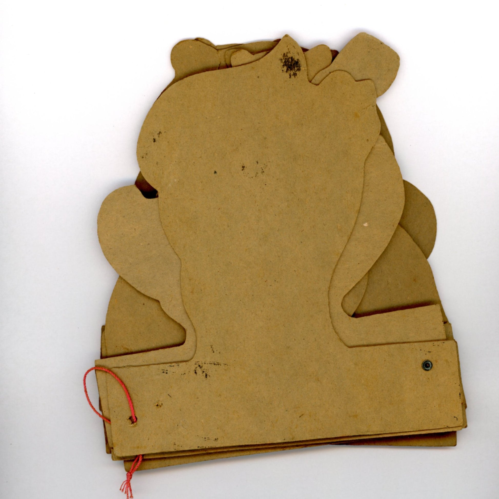 Mid-Century HALLOWEEN DIE-CUT CARDBOARD GARLAND Made in USA