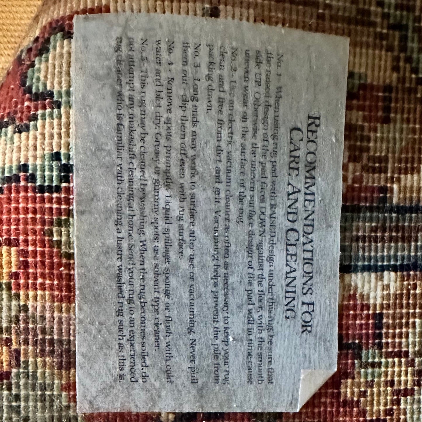 Karastan Imperial Kirman Premium Worsted Wool Rug 8'8" x 12'