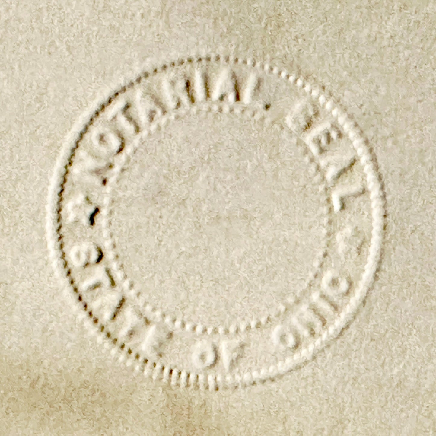 OHIO NOTARY SEAL HAND EMBOSSER Made in the USA Circa 1980s