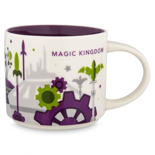Starbucks YOU ARE HERE Disney Parks Ceramic Coffee Mugs Walt Disney World