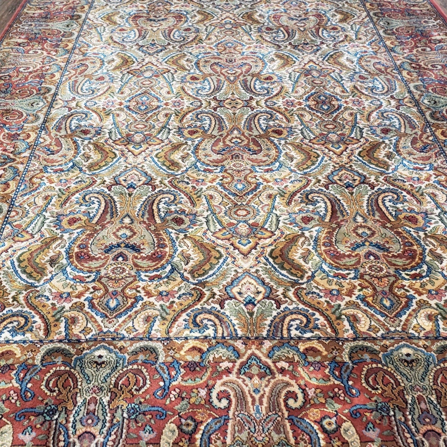 Karastan Imperial Kirman Premium Worsted Wool Rug 8'8" x 12'