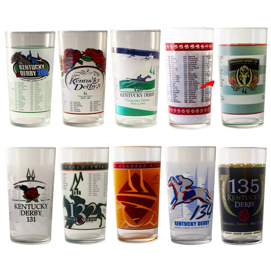 Kentucky Derby Mint Julep Glasses | 2000 - 2009 | Churchill Downs Commemorative