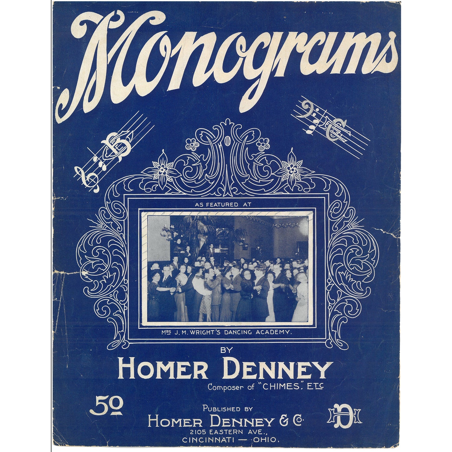 MONOGRAMS by Homer Denney Partition musicale ©1911
