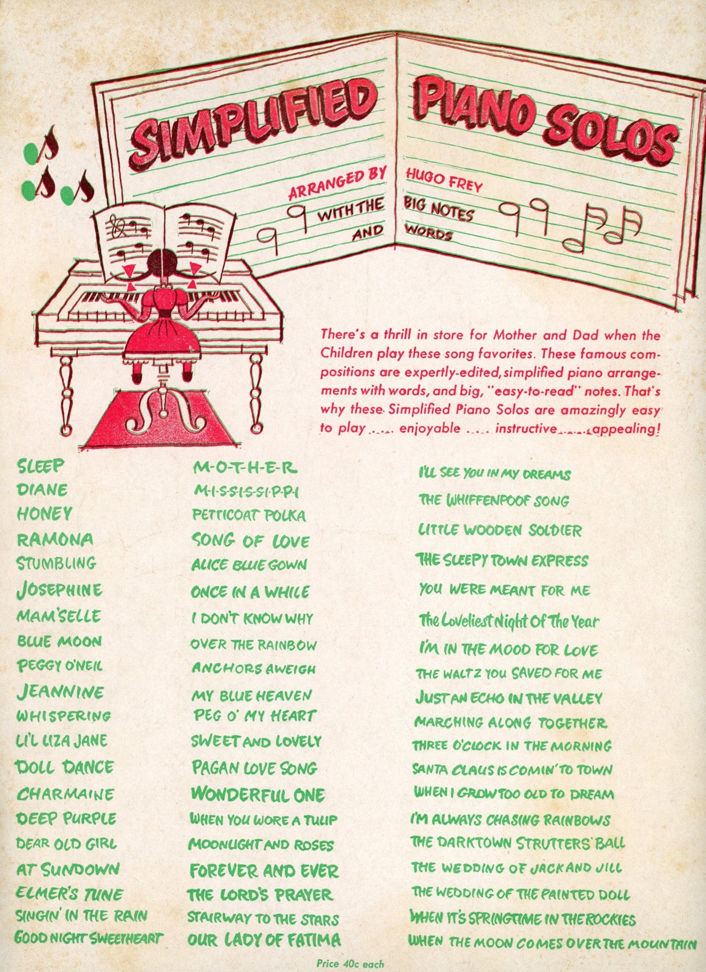 SANTA CLAUS IS COMIN' TO TOWN Novelty Fox Trot Song Vintage Sheet Music by Haven Gillespie & J. Fred Coots ©1934