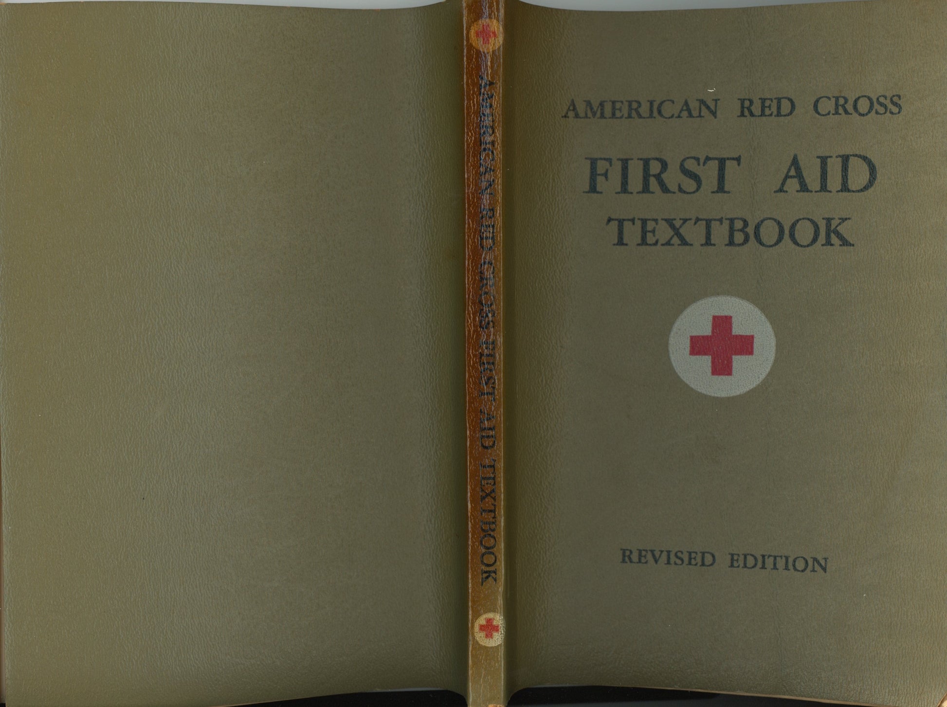 American Red Cross FIRST AID TEXTBOOK ©1933 1945 Front and Back