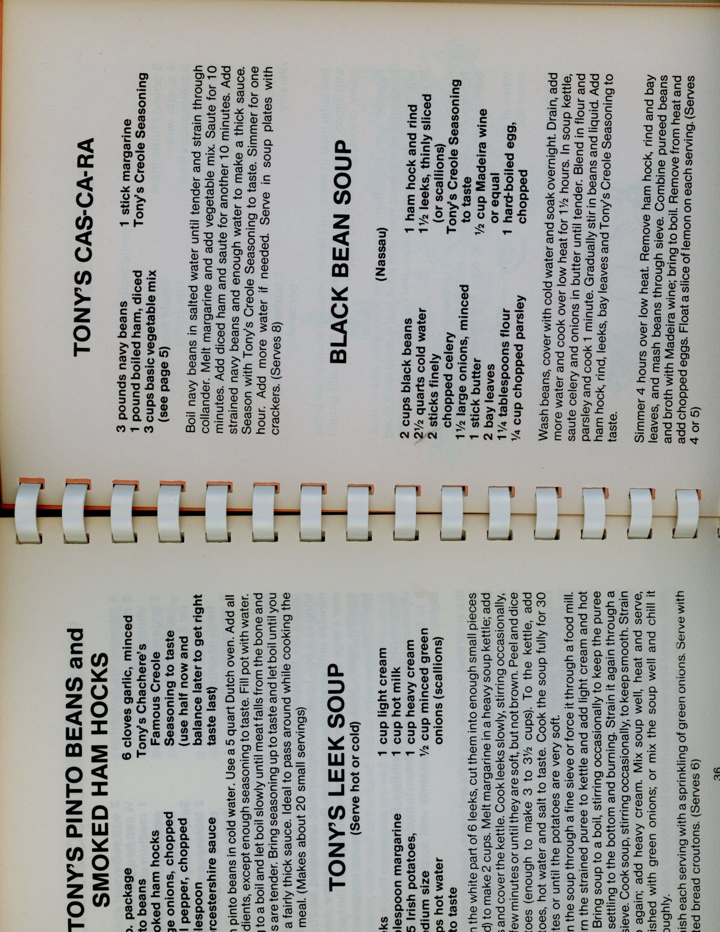 Tony Chachere's CAJUN COUNTRY COOKBOOK | 1990 ©1972