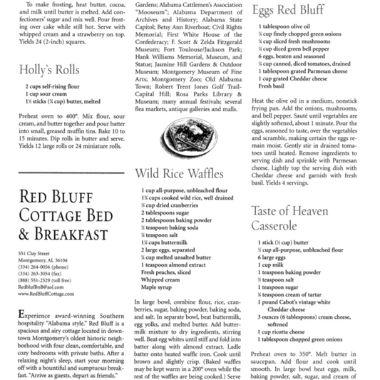 Discover 1,500 recipes from 340 inns in Best Recipes from American Country Inns and B&Bs (2004). Sixth edition hardcover in like‑new condition. Red Bluff Cottage Recipes