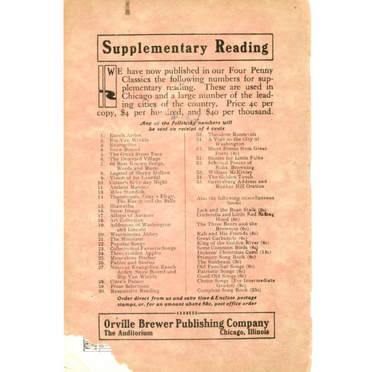 Brewer’s Collection of Songs of the Sunny South (1904)
