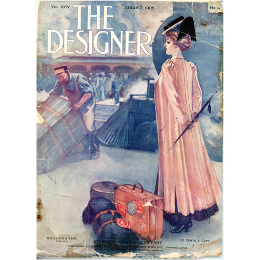 The Designer Fashion Magazine (1906–1907) Edwardian Illustrated Covers | Choice of 3
