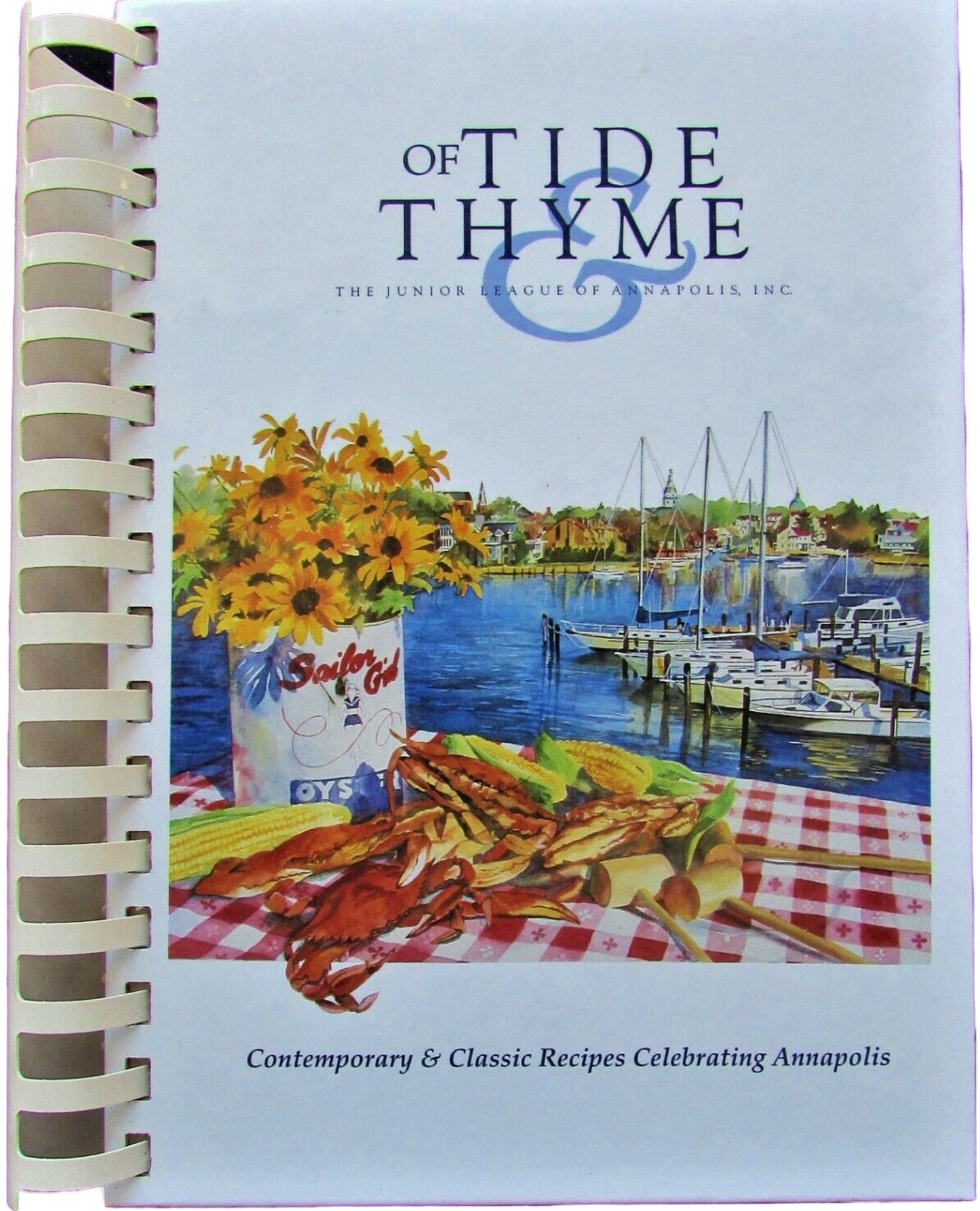 OF TIDE THYME Contemporary & Classic Recipes | The Junior League of Annapolis ©1995 Cover
