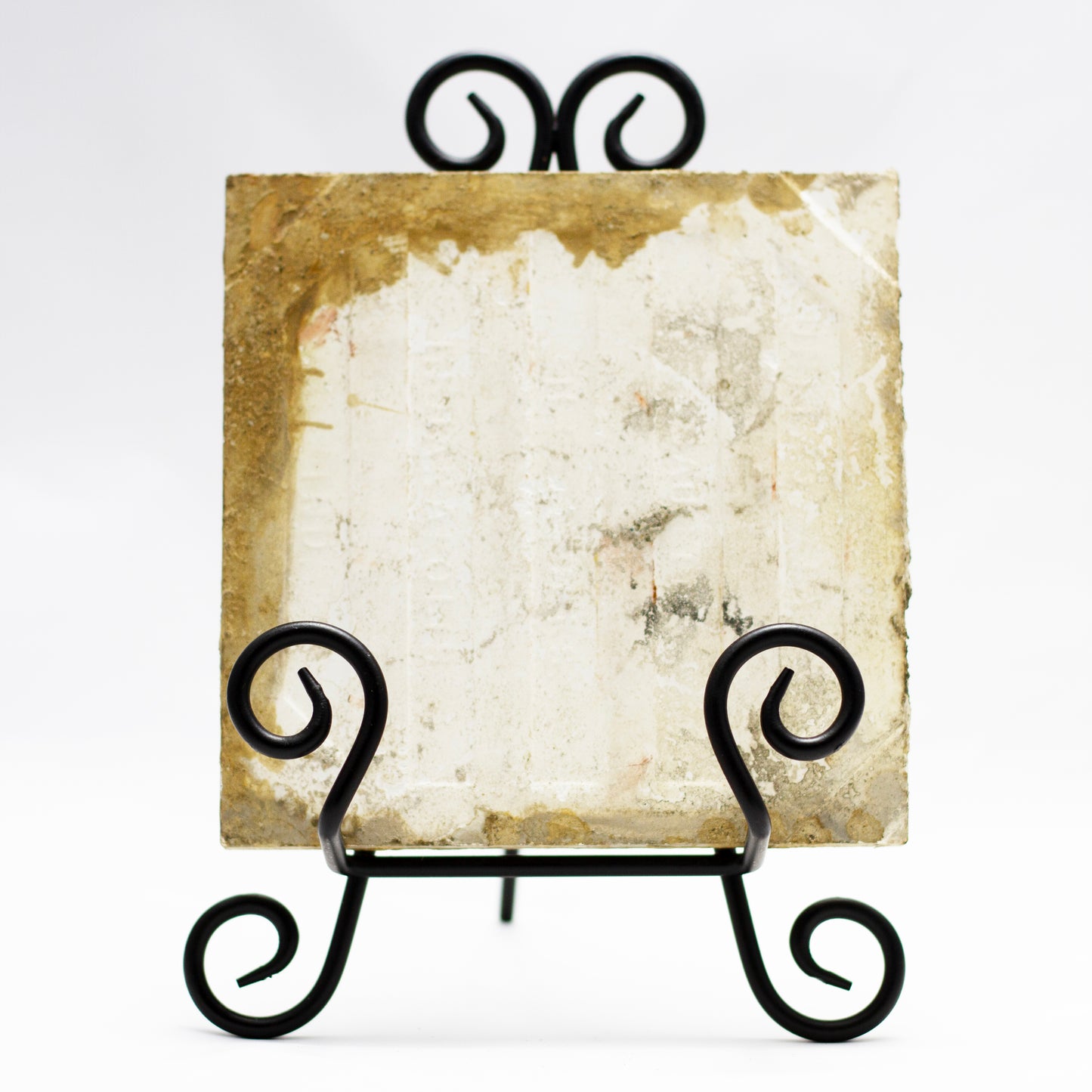 Pair of Antique U.S. Encaustic Tile Works “Cherry Branch” Fireplace Tiles (Indianapolis, c. 1880s–1890s)