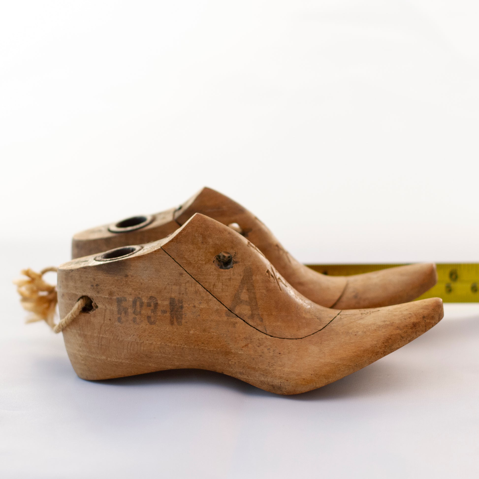 Edwardian Style KRENTLER BROTHERS WOOD SHOE LASTS Salesman Sample Circa 1900 - 1920