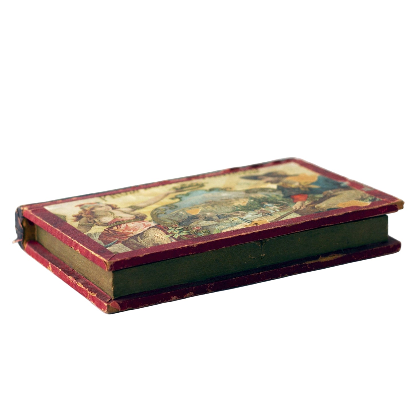 Wm. H. St. Clair CLOUD WOOD CIGAR BOX of Ripley County Indiana Circa 1905