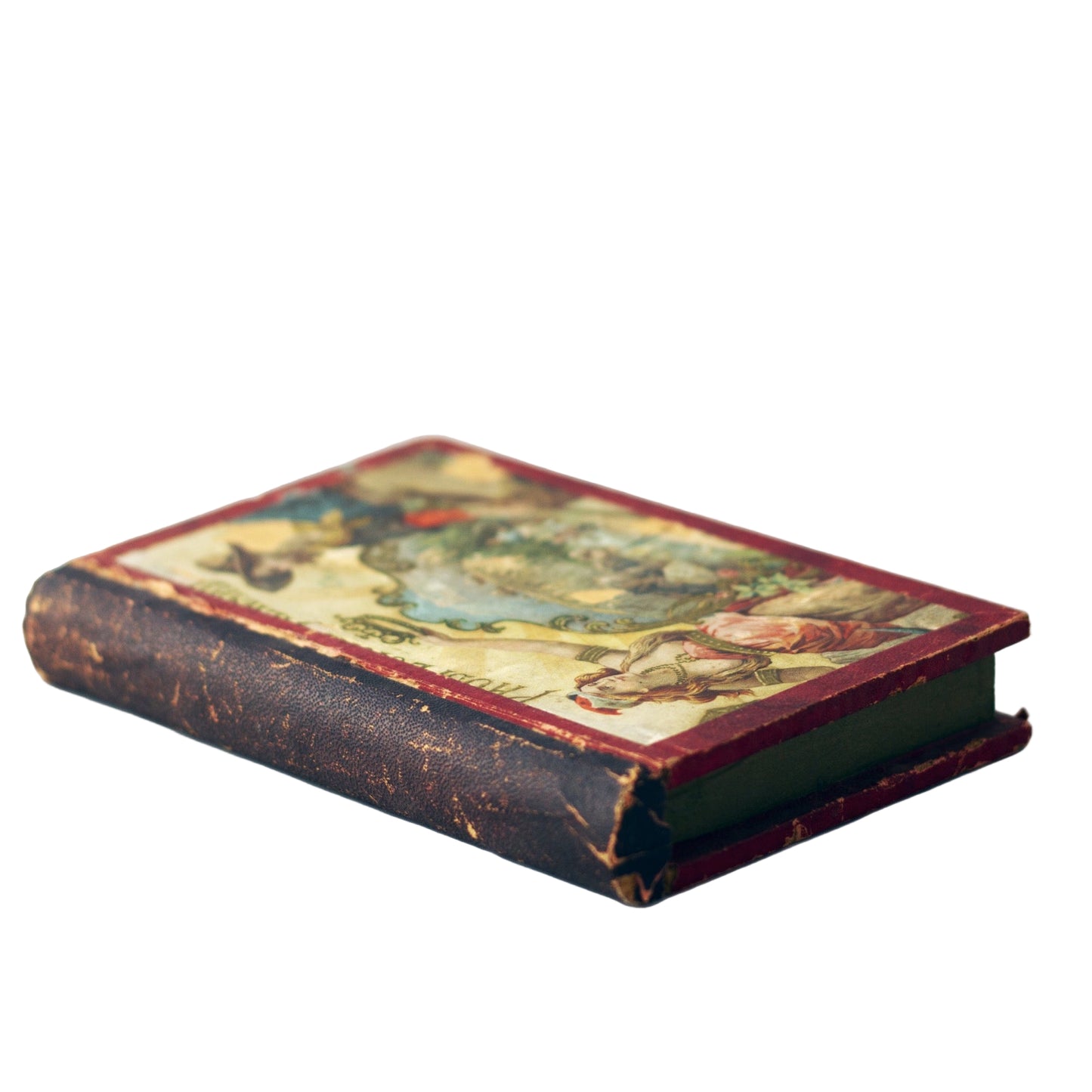 Wm. H. St. Clair CLOUD WOOD CIGAR BOX of Ripley County Indiana Circa 1905