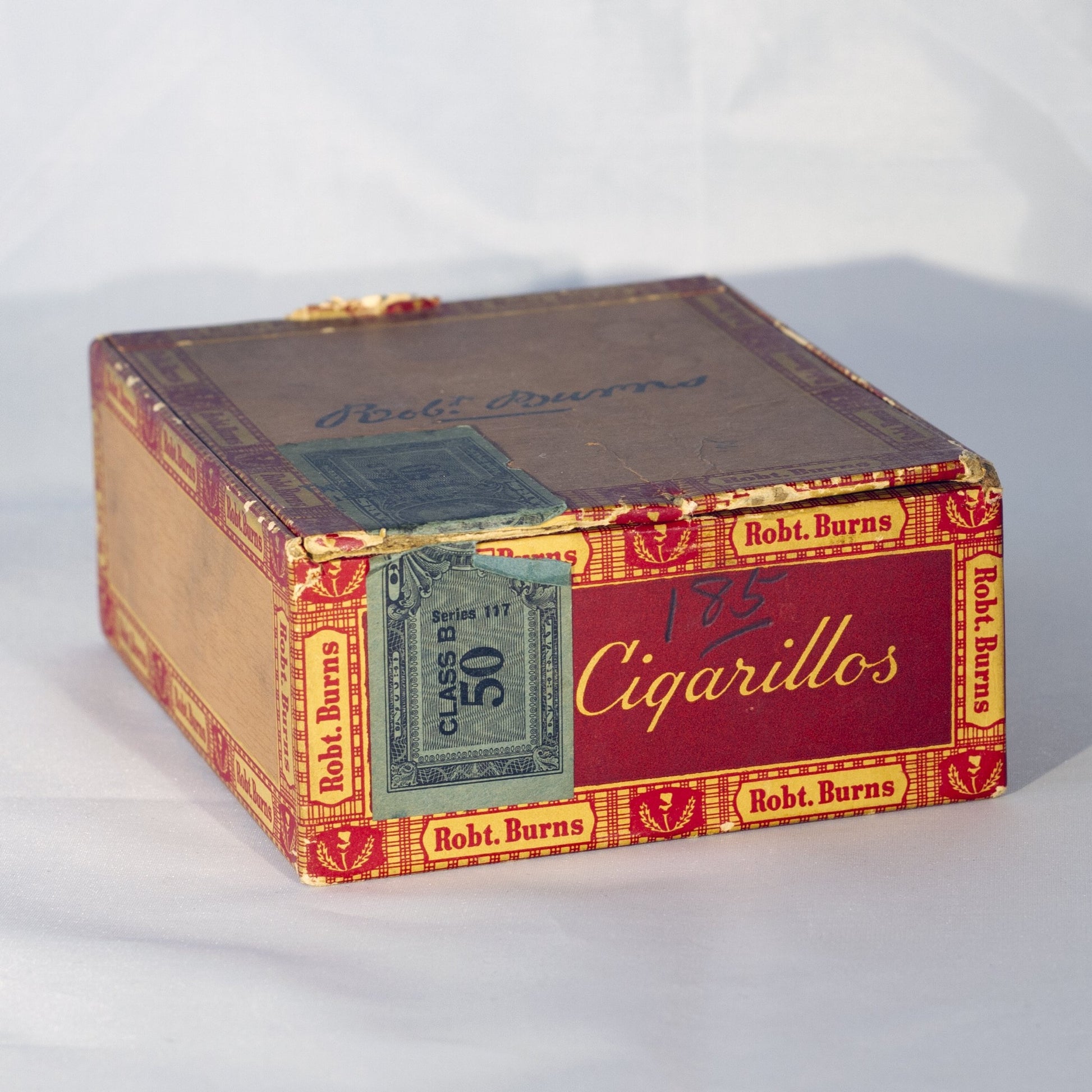 ROBERT BURNS 4¢ CIGAR BOX