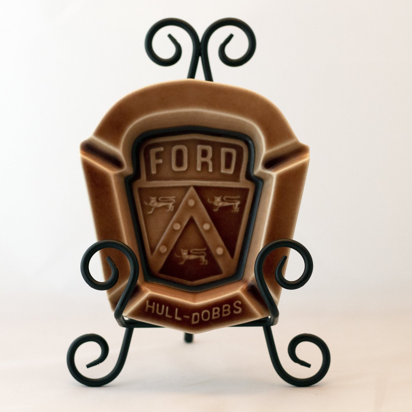 ROOKWOOD POTTERY Hull-Dobbs Ford Ashtray Circa 1954