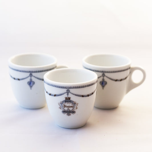 HOTEL SINTON CINCINNATI DEMITASSE CUPS Made by Bauscher Weiden Circa 1920s