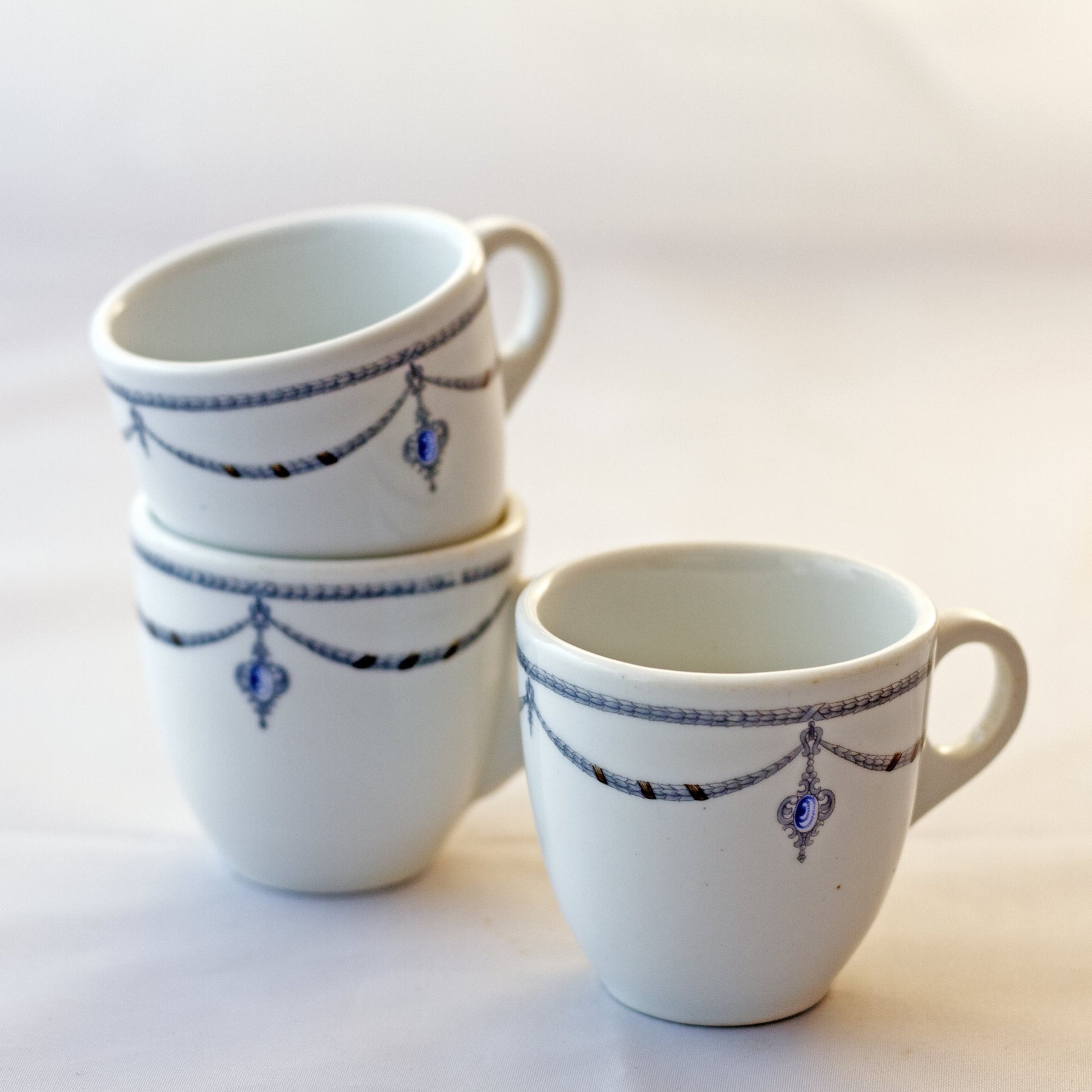 HOTEL SINTON CINCINNATI DEMITASSE CUPS Made by Bauscher Weiden Circa 1920s