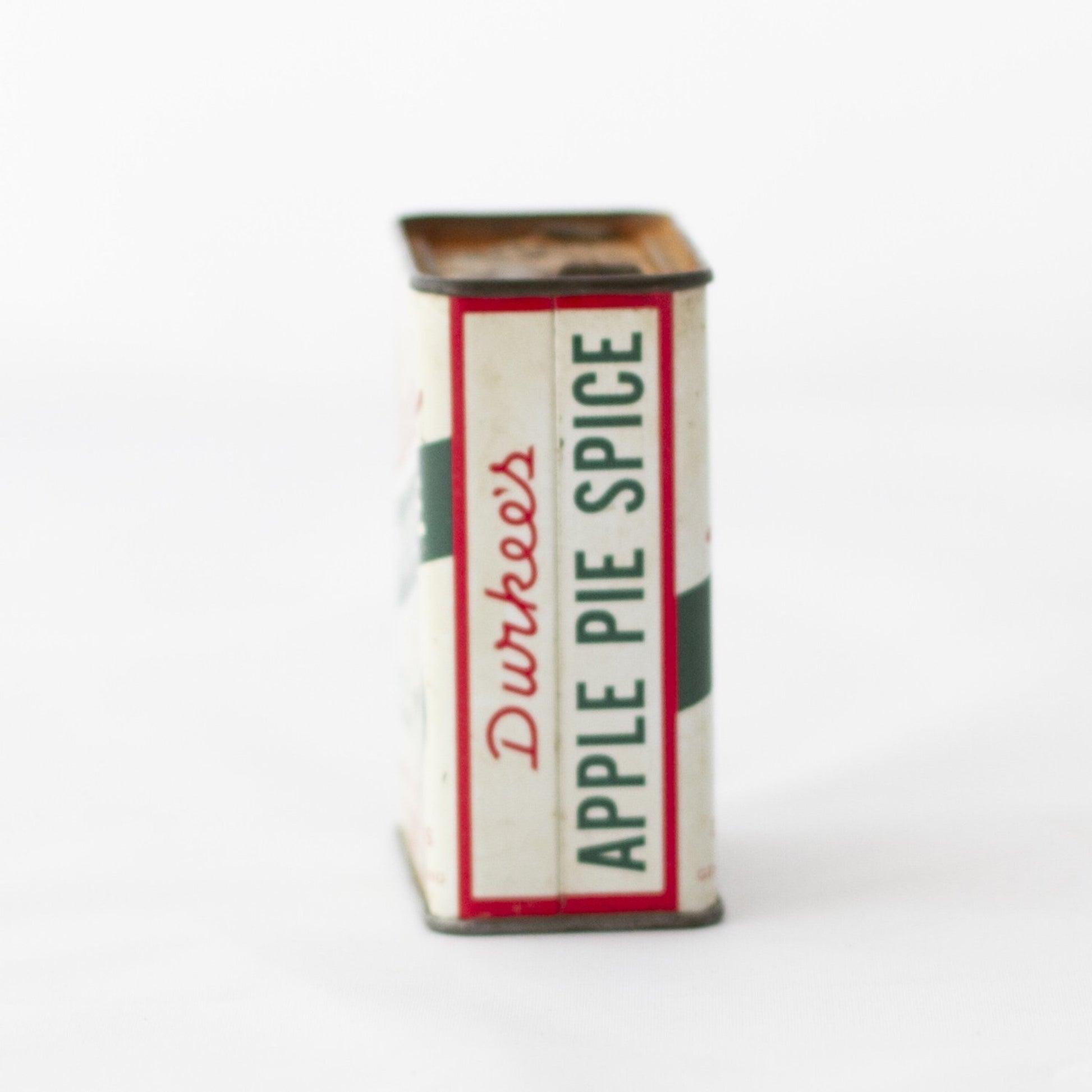 Metal Lithographed Vintage DURKEE'S Apple Pie Spice Tin Circa 1950s - 1960s
