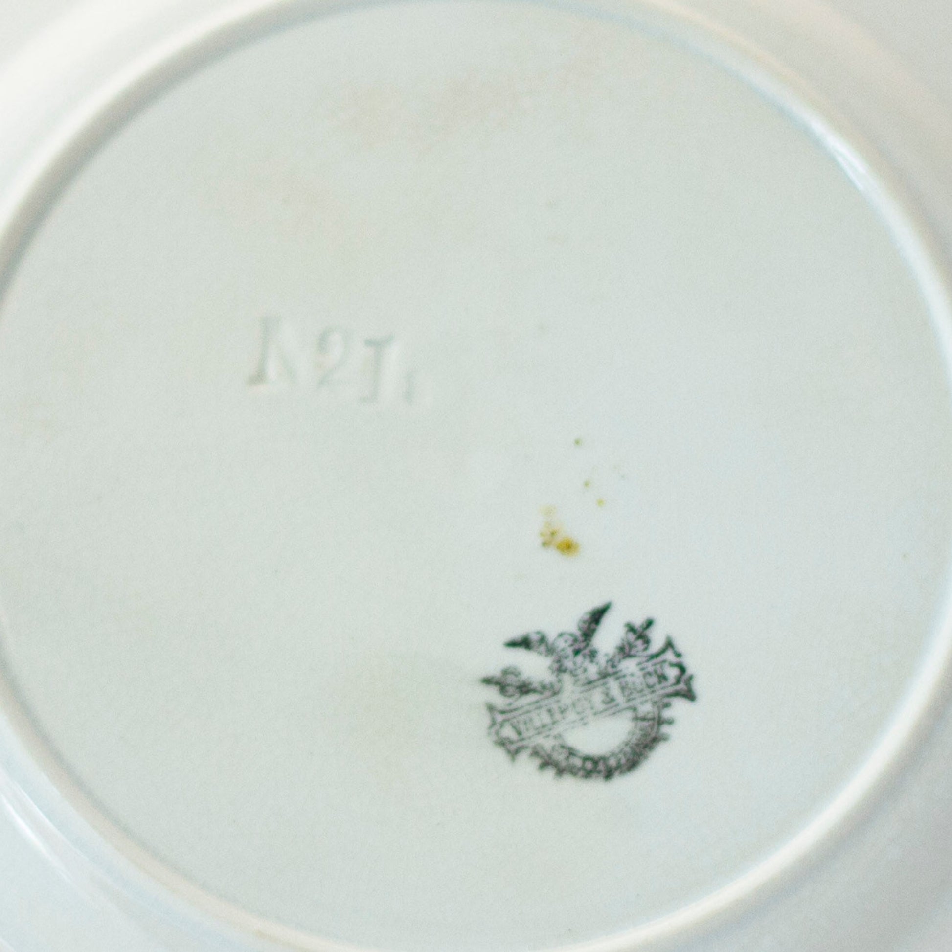 GAUDY STYLE Antique 8 ½” Plate by Villery & Boch Circa 1874 to 1909 Mark
