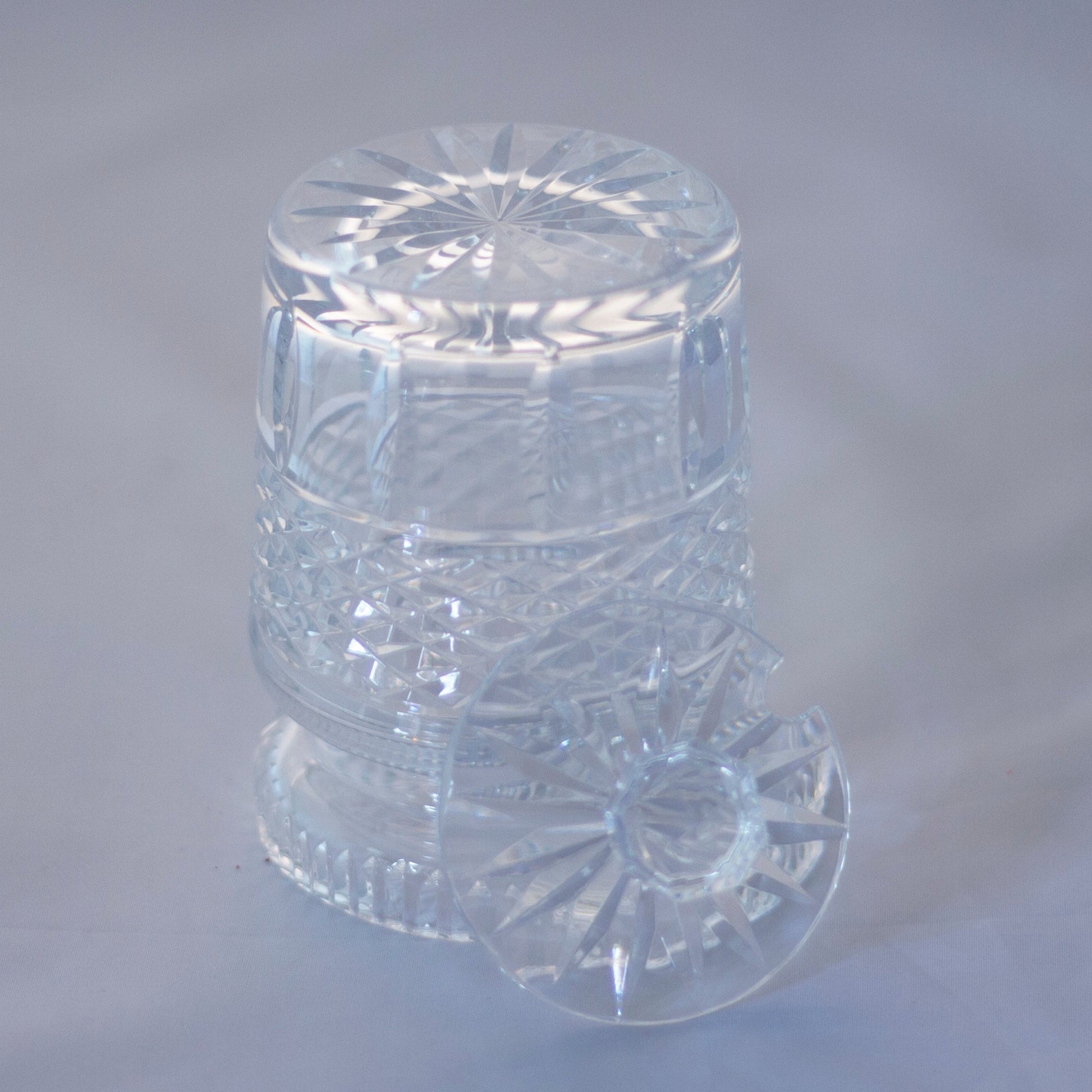 WATERFORD CRYSTAL Honey or Condiment Jar with Lid