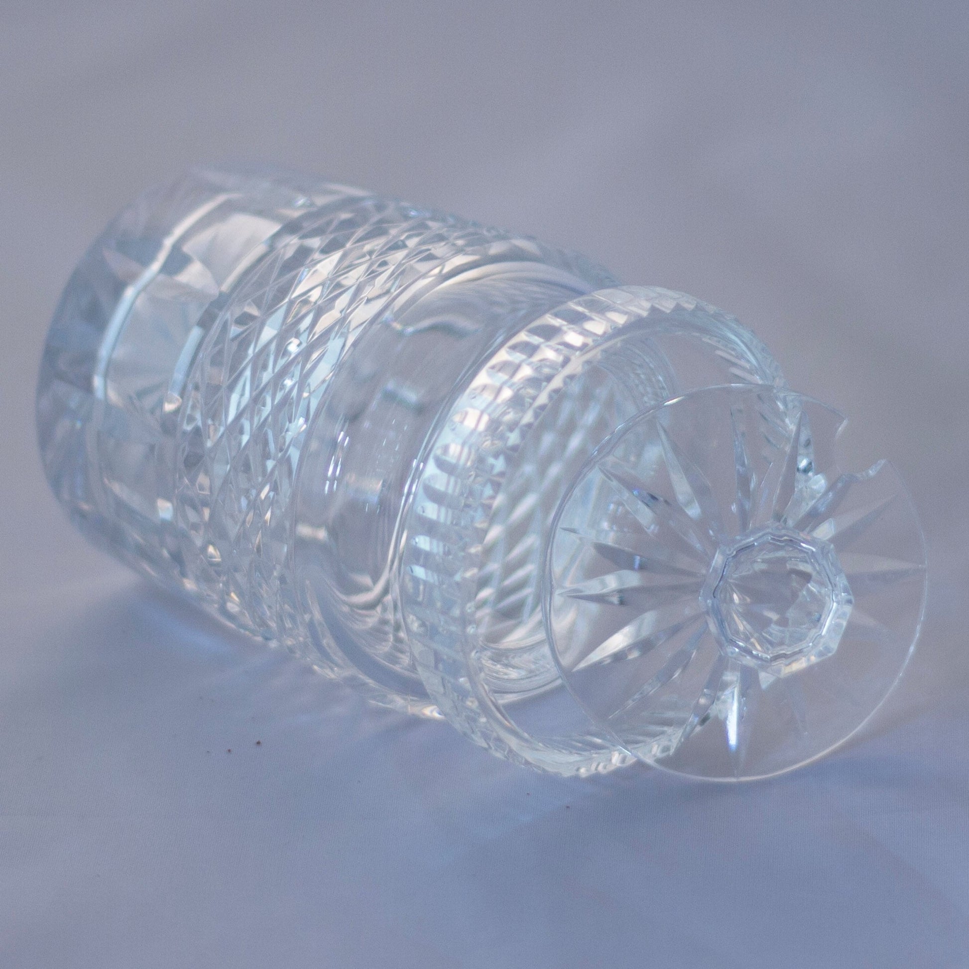WATERFORD CRYSTAL Honey or Condiment Jar with Lid