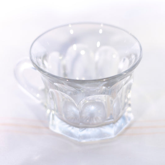 HEISEY GLASS Colonial Clear Punch Cup Star Bottom *Marked* Circa 1907 - 1956