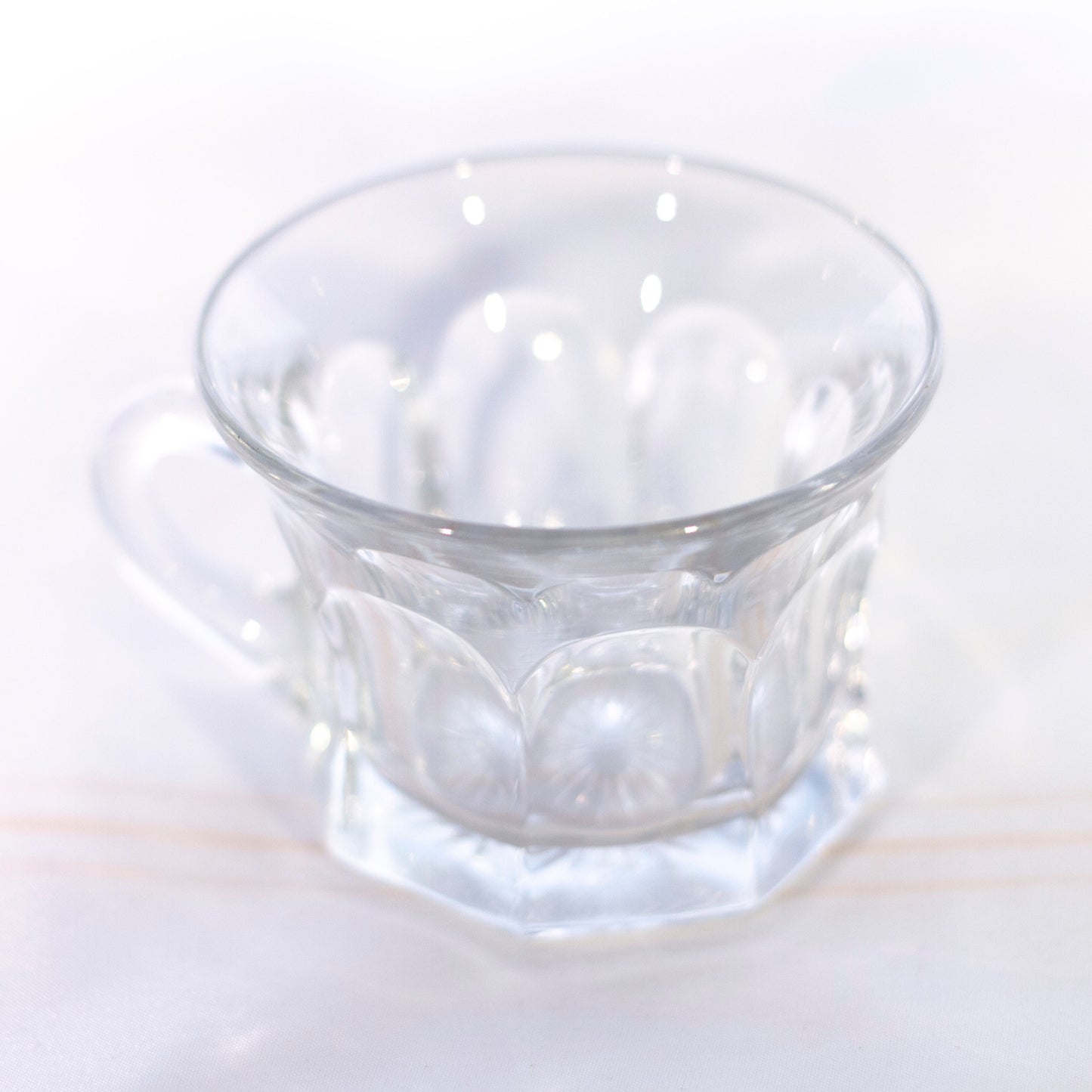 HEISEY GLASS Colonial Clear Punch Cup Star Bottom *Marked* Circa 1907 - 1956