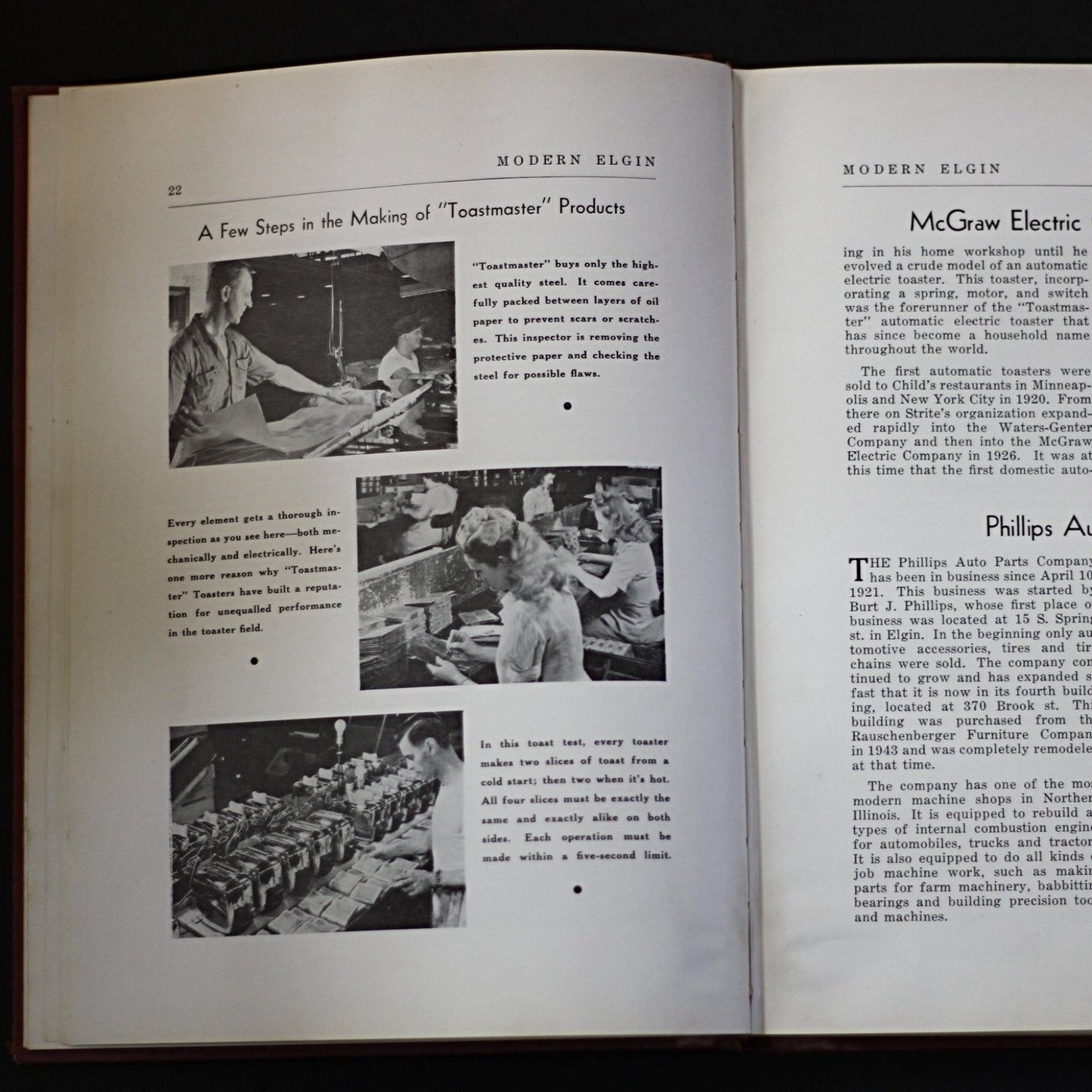 MODERN ELGIN 1950 Book by Alfred H. Kirkland