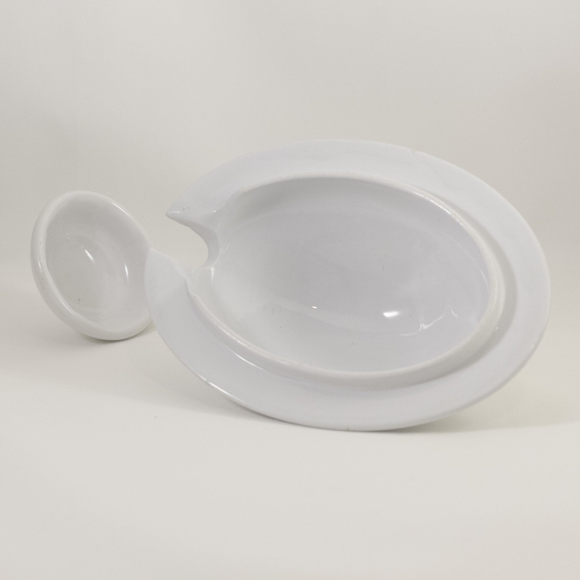 Antique JOHN MEIR & SON Washington Shape Ironstone Sauce Tureen with Ladle & Underplate Circa 1863 (6)