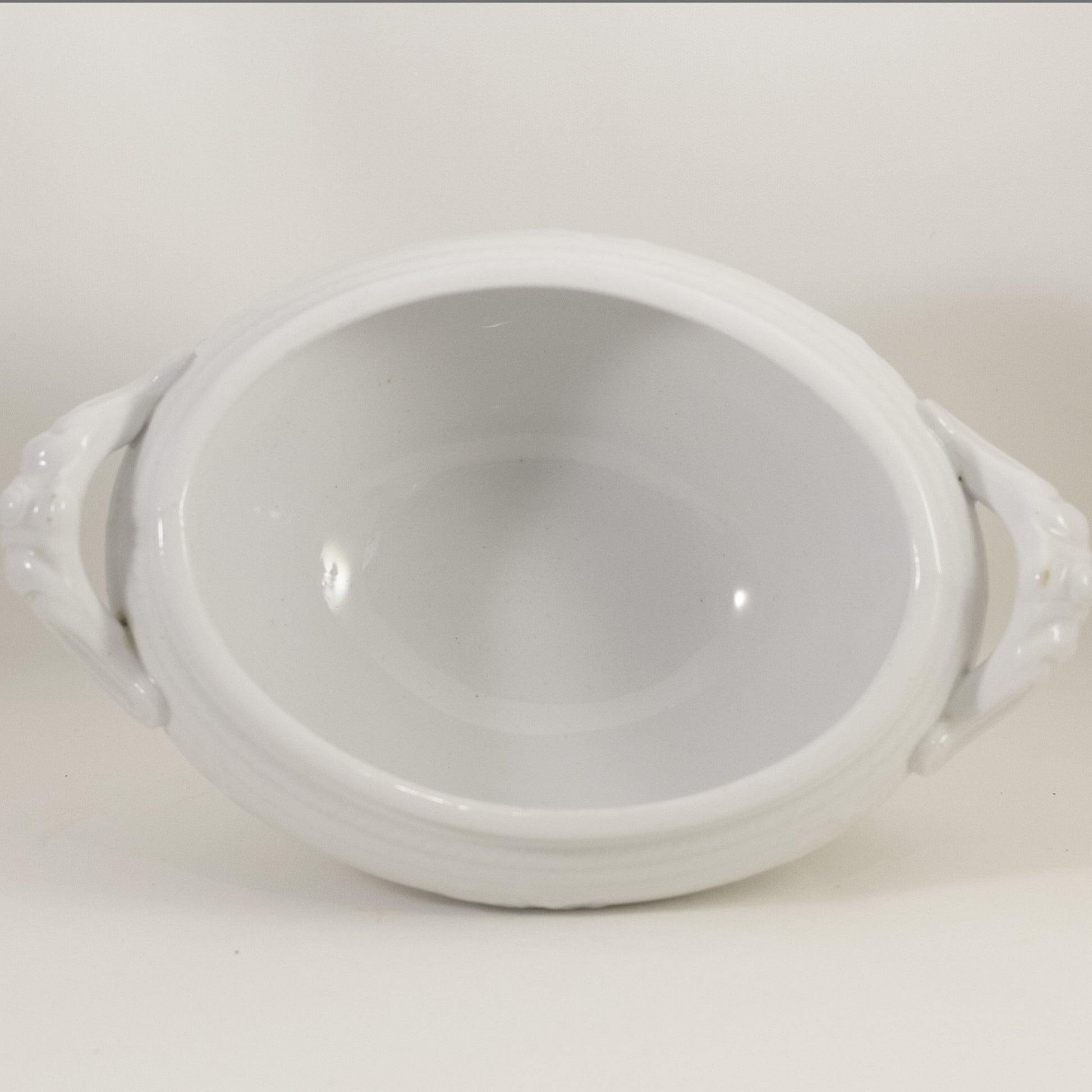 Antique JOHN MEIR & SON Washington Shape Ironstone Sauce Tureen with Ladle & Underplate Circa 1863 (3)