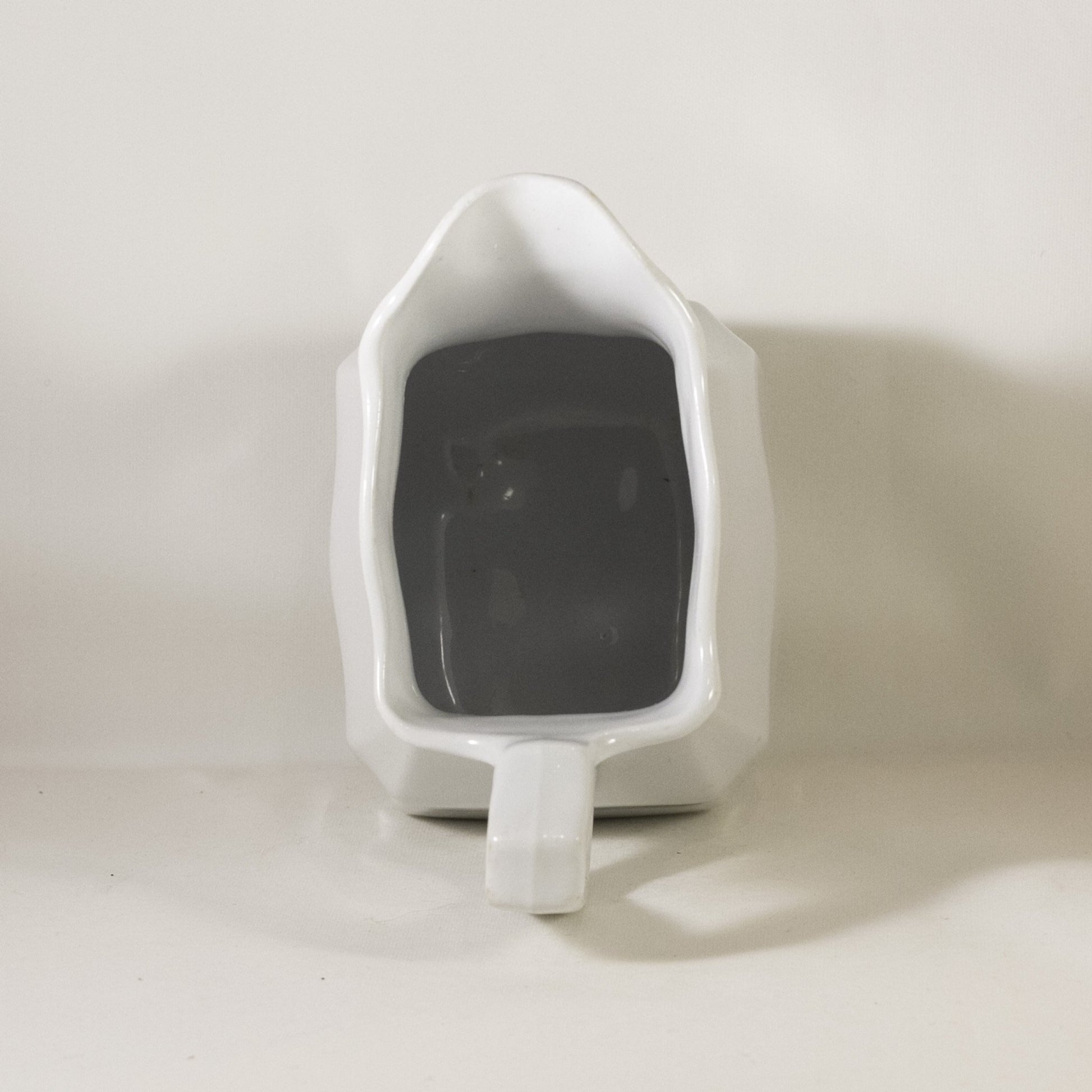 CLASSIC OPTIC BLOCK by J & G Meakin Antique Ironstone Small Pitcher Circa 1890 (5)