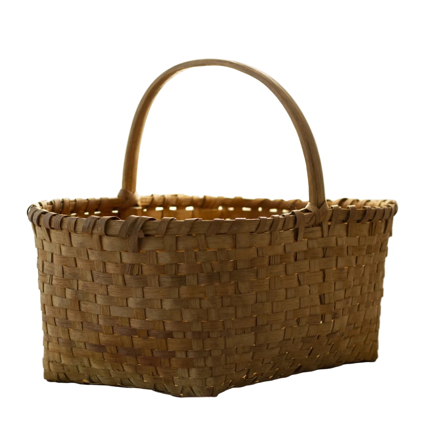 HICKORY HANDLE ANTIQUE HARVEST BASKET 18"