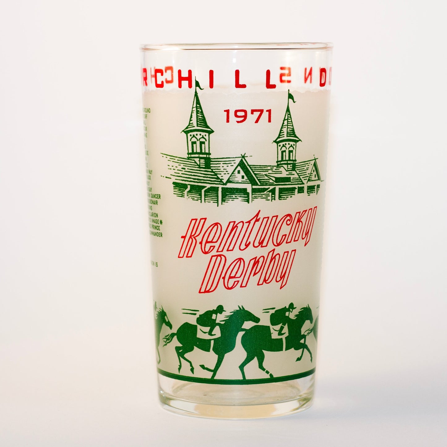 1971 Kentucky Derby Glass #97