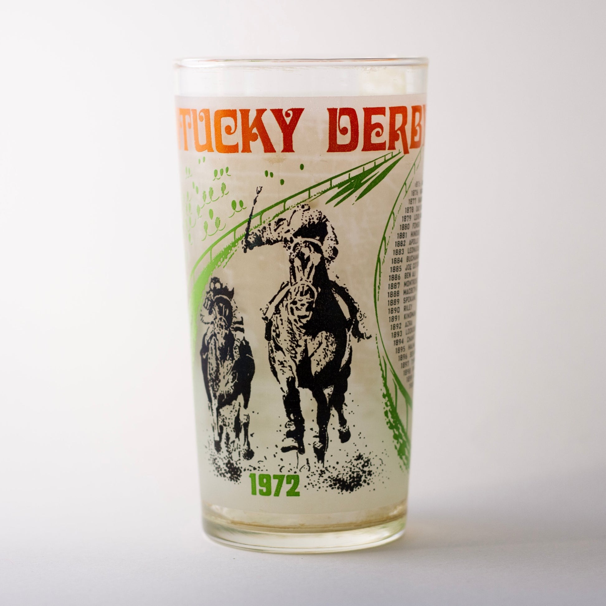 1972 Kentucky Derby Glass #98