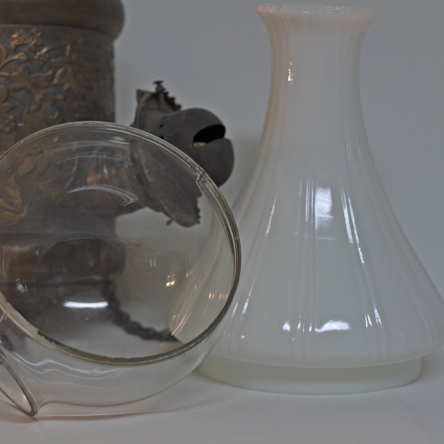 The Angle Lamp Company DOUBLE BURNER HANGING LAMP Circa Late 1800s