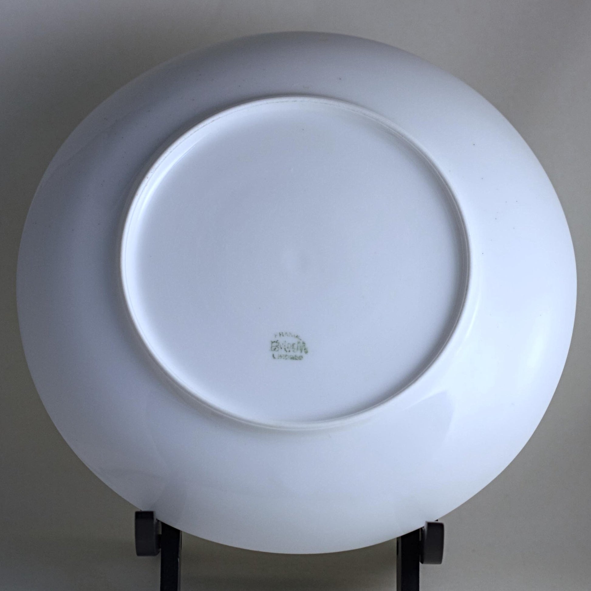 BoeM LIMOGES PORCELAN PLATE Hand Painted Plate with Strawberries Circa 1908 - 1914