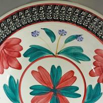 SPATTERWARE HANDPAINTED BOWL by Impériale et Royale Belgium Circa 1890 - 1910